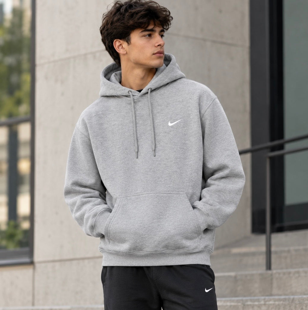 Nike Sportswear Club Fleece Grey Pullover Hoodie
